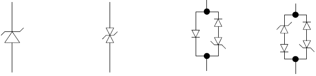 TVS二極管電路符號(hào) TVS二極管電路符號(hào)